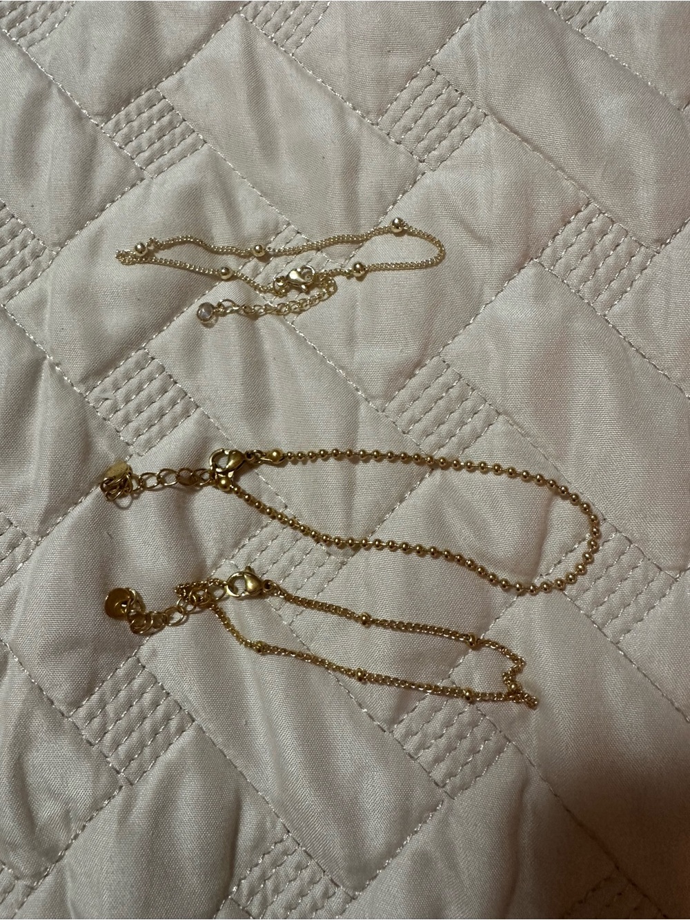 Gold Layered Delicate Women's bracelet Set